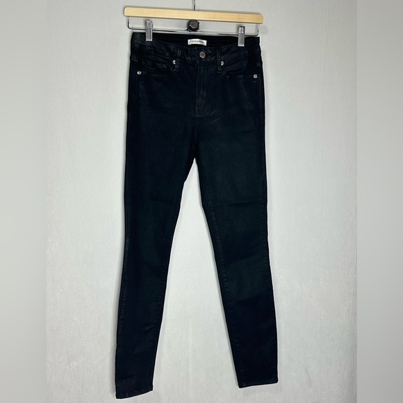 Good American - Good legs black coated jean - size 2 or 26 - Picture 2 of 6